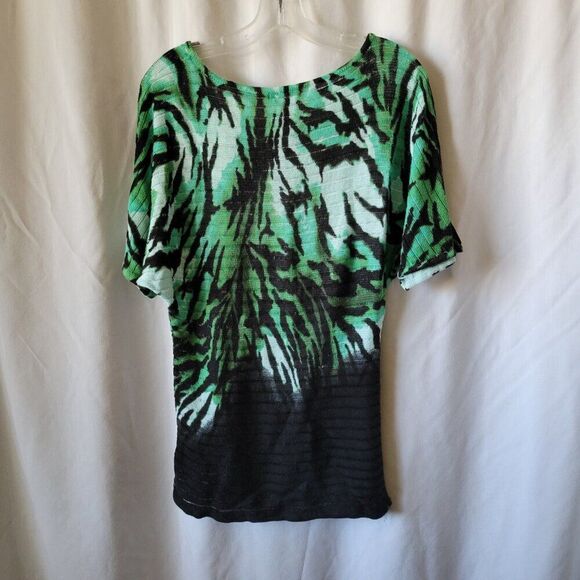 Alberto Makali Loose Knit Tunic Sweater Raglan Sleeve Medium dressy soft EUC - Picture 10 of 10